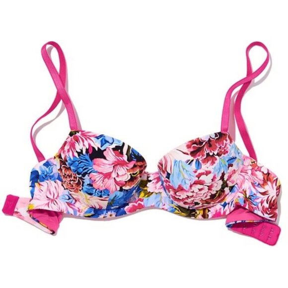 New w/Tags - 36C - Victoria’s Secret x Mary Katrantzou Underwire Demi Bra PINK - Picture 6 of 8